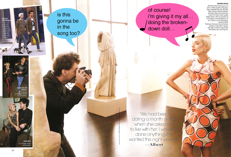 Illustration for article titled Agyness Deyn & Boyfrynd Frolyc In Vogue